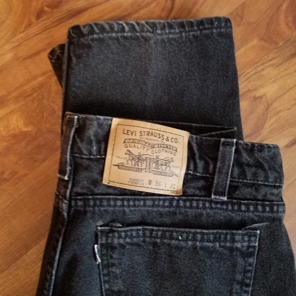 Mens Vintage Levis Jeans White Tab Made in USA Siz - Picture 3 of 12